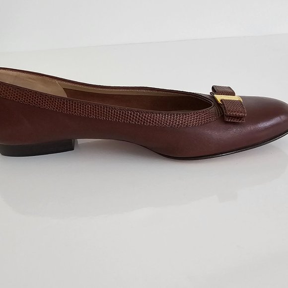 FERRAGAMO SHOES -LOW HEEL - AUTHENTIC! VINTAGE! - Picture 12 of 15